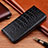 Leather Case Stands Flip Cover Holder H08P for Xiaomi Redmi Note 11E 5G Black