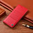 Leather Case Stands Flip Cover Holder H09P for Motorola Moto Edge 20 Lite 5G Red