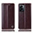 Leather Case Stands Flip Cover Holder H09P for OnePlus Nord N300 5G