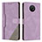 Leather Case Stands Flip Cover Holder H09X for Nokia G50 5G Purple