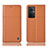 Leather Case Stands Flip Cover Holder H10P for OnePlus Nord N20 5G Orange
