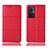 Leather Case Stands Flip Cover Holder H10P for OnePlus Nord N20 5G Red