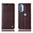 Leather Case Stands Flip Cover Holder H11P for Motorola Moto G41