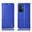 Leather Case Stands Flip Cover Holder H11P for OnePlus Nord N20 5G Blue
