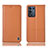 Leather Case Stands Flip Cover Holder H11P for Oppo K9S 5G Orange