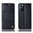 Leather Case Stands Flip Cover Holder H11P for Oppo Reno7 5G Black