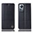 Leather Case Stands Flip Cover Holder H11P for Xiaomi Mi 12 5G Black