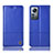 Leather Case Stands Flip Cover Holder H11P for Xiaomi Mi 12 5G Blue