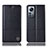 Leather Case Stands Flip Cover Holder H11P for Xiaomi Mi 12 Pro 5G Black