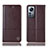 Leather Case Stands Flip Cover Holder H11P for Xiaomi Mi 12S Pro 5G Brown