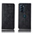 Leather Case Stands Flip Cover Holder H15P for Motorola Moto Edge X30 5G Black