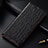 Leather Case Stands Flip Cover Holder H15P for Motorola Moto G Power (2022) Black