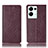 Leather Case Stands Flip Cover Holder H15P for Oppo Reno8 Pro+ Plus 5G Red Wine