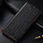 Leather Case Stands Flip Cover Holder H15P for Samsung Galaxy A01 Core Black