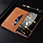 Leather Case Stands Flip Cover Holder H15P for Samsung Galaxy Note 20 5G