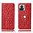 Leather Case Stands Flip Cover Holder H16P for Motorola Moto Edge X30 Pro 5G Red