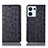 Leather Case Stands Flip Cover Holder H16P for Oppo Reno9 Pro 5G Black