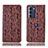 Leather Case Stands Flip Cover Holder H17P for Motorola Moto Edge S30 5G