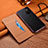 Leather Case Stands Flip Cover Holder H18P for Motorola Moto G100 5G