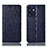 Leather Case Stands Flip Cover Holder H18P for Oppo Reno7 SE 5G Blue