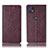 Leather Case Stands Flip Cover Holder H19P for Motorola Moto G50 5G