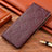 Leather Case Stands Flip Cover Holder H19P for Realme 9i 4G
