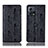 Leather Case Stands Flip Cover Holder H20P for Motorola Moto Edge 30 Fusion 5G Black