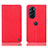 Leather Case Stands Flip Cover Holder H21P for Motorola Moto Edge Plus (2022) 5G Red