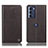 Leather Case Stands Flip Cover Holder H21P for Motorola Moto Edge S30 5G