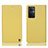 Leather Case Stands Flip Cover Holder H21P for OnePlus Nord N20 5G Yellow