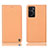 Leather Case Stands Flip Cover Holder H21P for Oppo A76 Orange