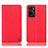 Leather Case Stands Flip Cover Holder H21P for Oppo A76 Red
