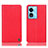Leather Case Stands Flip Cover Holder H21P for Oppo A78 5G Red