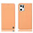 Leather Case Stands Flip Cover Holder H21P for Oppo Find X5 5G Orange