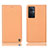Leather Case Stands Flip Cover Holder H21P for Oppo Reno8 Z 5G Orange