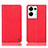 Leather Case Stands Flip Cover Holder H21P for Oppo Reno9 Pro+ Plus 5G Red