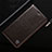 Leather Case Stands Flip Cover Holder H21P for Xiaomi Redmi Note 9 Pro Brown