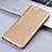 Leather Case Stands Flip Cover Holder H22P for Samsung Galaxy A20e Gold