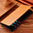 Leather Case Stands Flip Cover Holder H24P for Apple iPhone 14 Pro