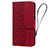 Leather Case Stands Flip Cover Holder HF2 for Apple iPhone 14