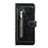 Leather Case Stands Flip Cover Holder JDK for Samsung Galaxy S20 Black