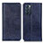 Leather Case Stands Flip Cover Holder K01Z for Oppo Reno6 5G Blue