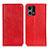 Leather Case Stands Flip Cover Holder K01Z for Oppo Reno7 4G Red