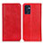 Leather Case Stands Flip Cover Holder K01Z for Oppo Reno7 5G Red