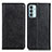 Leather Case Stands Flip Cover Holder K01Z for Samsung Galaxy F13 4G Black