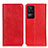 Leather Case Stands Flip Cover Holder K01Z for Xiaomi Poco F4 5G Red