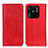 Leather Case Stands Flip Cover Holder K01Z for Xiaomi Redmi 10 Power Red