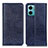 Leather Case Stands Flip Cover Holder K01Z for Xiaomi Redmi 10 Prime Plus 5G Blue