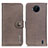 Leather Case Stands Flip Cover Holder K02Z for Nokia C20 Plus Gray