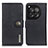 Leather Case Stands Flip Cover Holder K02Z for OnePlus Ace 3 5G Black